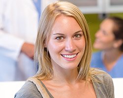 Young woman with healthy smile