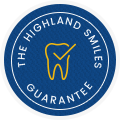 Highland Smiles Guarantee stamp